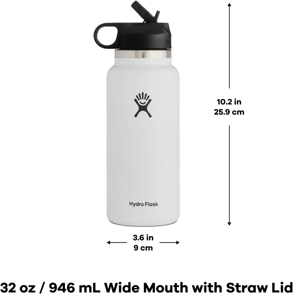 32 oz Wide Mouth Straw Lid Water Bottle A27395