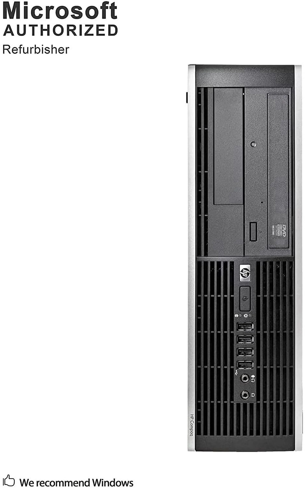 Refurbished Desktop Computer Tower PC, Intel Quad Core i3, 4GB RAM, 2TB Hard Drive, Windows 10 Pro, with Keyboard and Mouse V2565