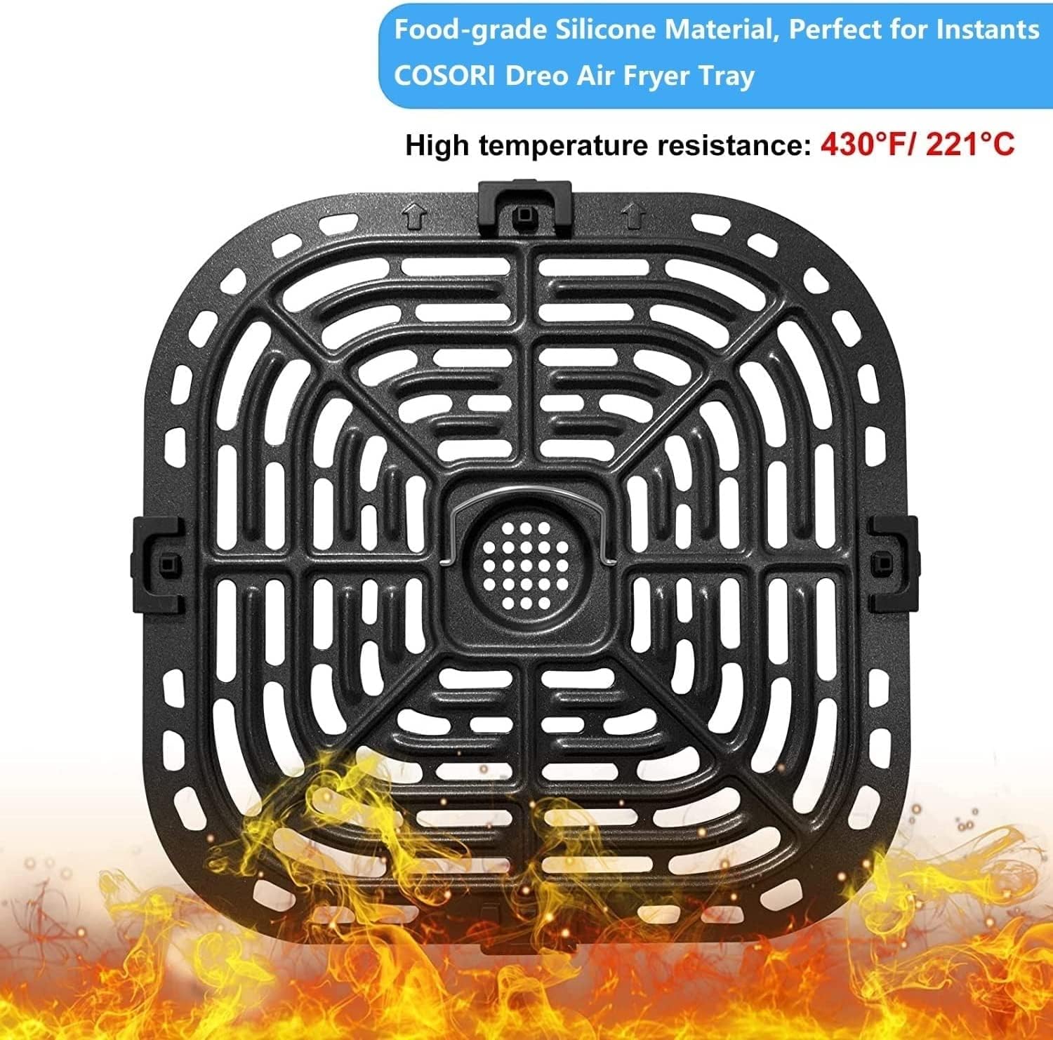 Air Fryer Rubber Feet for 4QT 6.8QT 5QT Air Fryers, 4PCS C740