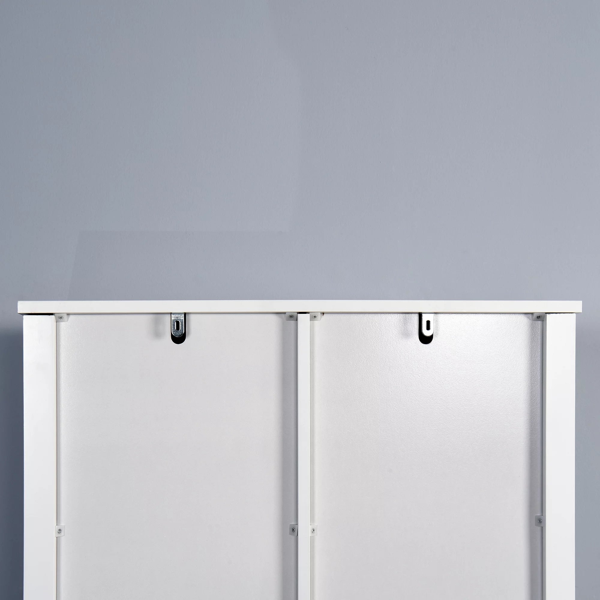 Over-the-Toilet Storage Cabinet with Adjustable Shelves and Barn Door T1883