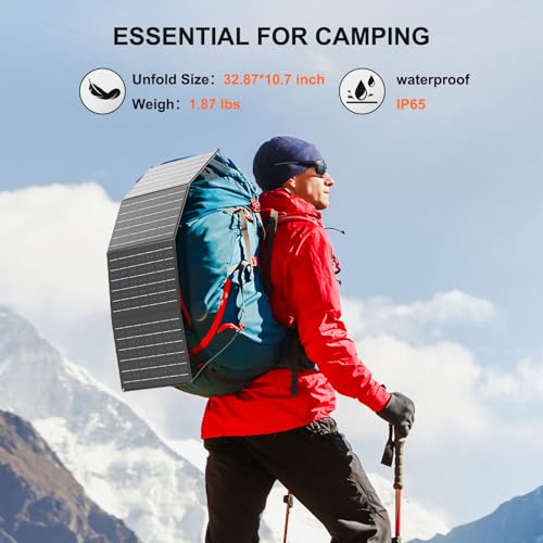 Portable Power Station 88Wh Camping Lithium Battery Solar Generator Fast Charging with AC Outlet N28722