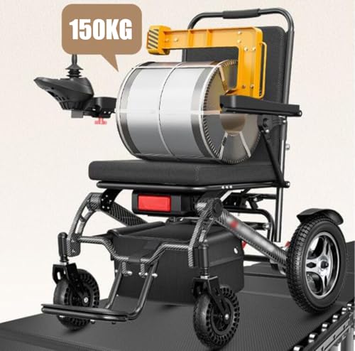Foldable Electric Wheelchair for Adults, 360° Joystick Control, 300lbs Capacity W8032
