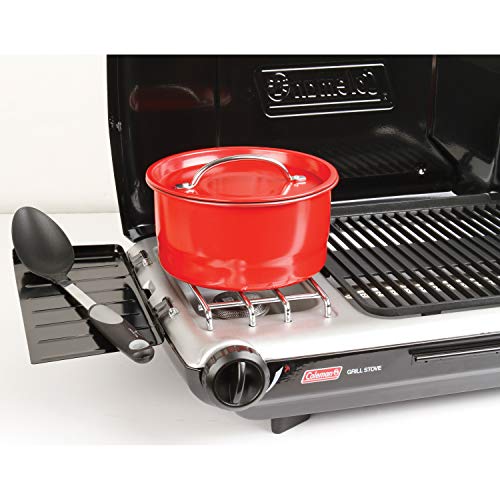 2-Burner Propane Camping Grill & Stove with Adjustable Burners Y3879