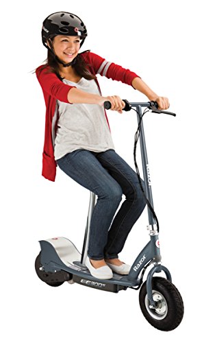 Electric Scooter for Kids Ages 13+ with Pneumatic Tires and Removable Seat O168656