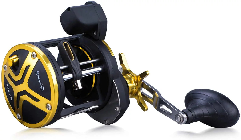 Line Counter Fishing Reel Level Wind Trolling E809603