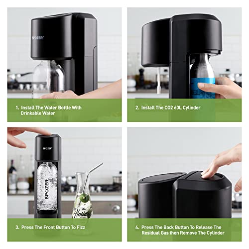 Carbonated Water Maker with 1L Bottle for Soda H26278