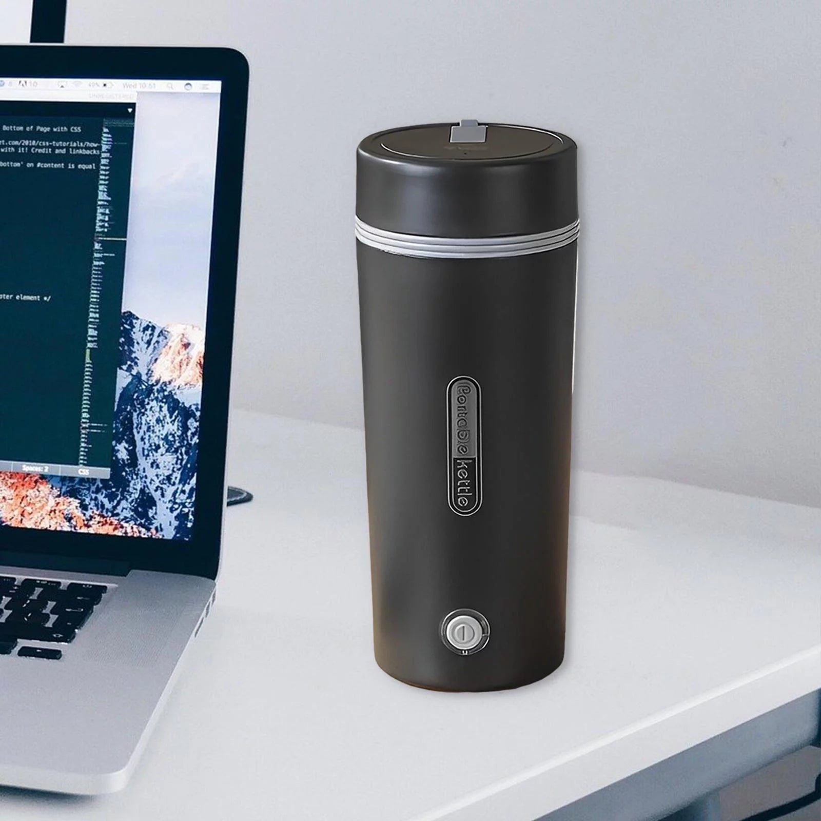 Portable Electric Kettle Stainless Steel 350ml X76624