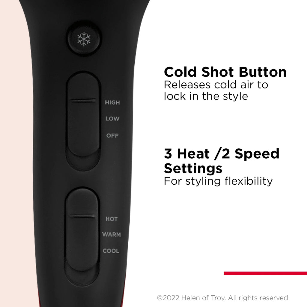 Coconut Oil-Infused Ceramic Hair Dryer, Black M429750