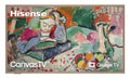 Hisense 65-Inch Class QLED 4K S7N CanvasTV? Series Dolby Vision HDR Google Smart TV (65S7N, 2024 Model) - Art Mode, Anti-Glare Panel, Hi-Matte Display, Frame & UltraSlim Wall Mount Included, 144Hz