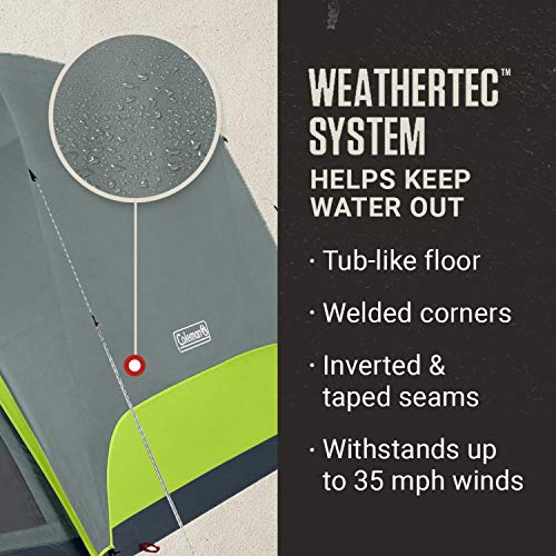 Camping Tent with Screen Room, Weatherproof for 4/6/8 Person W1132