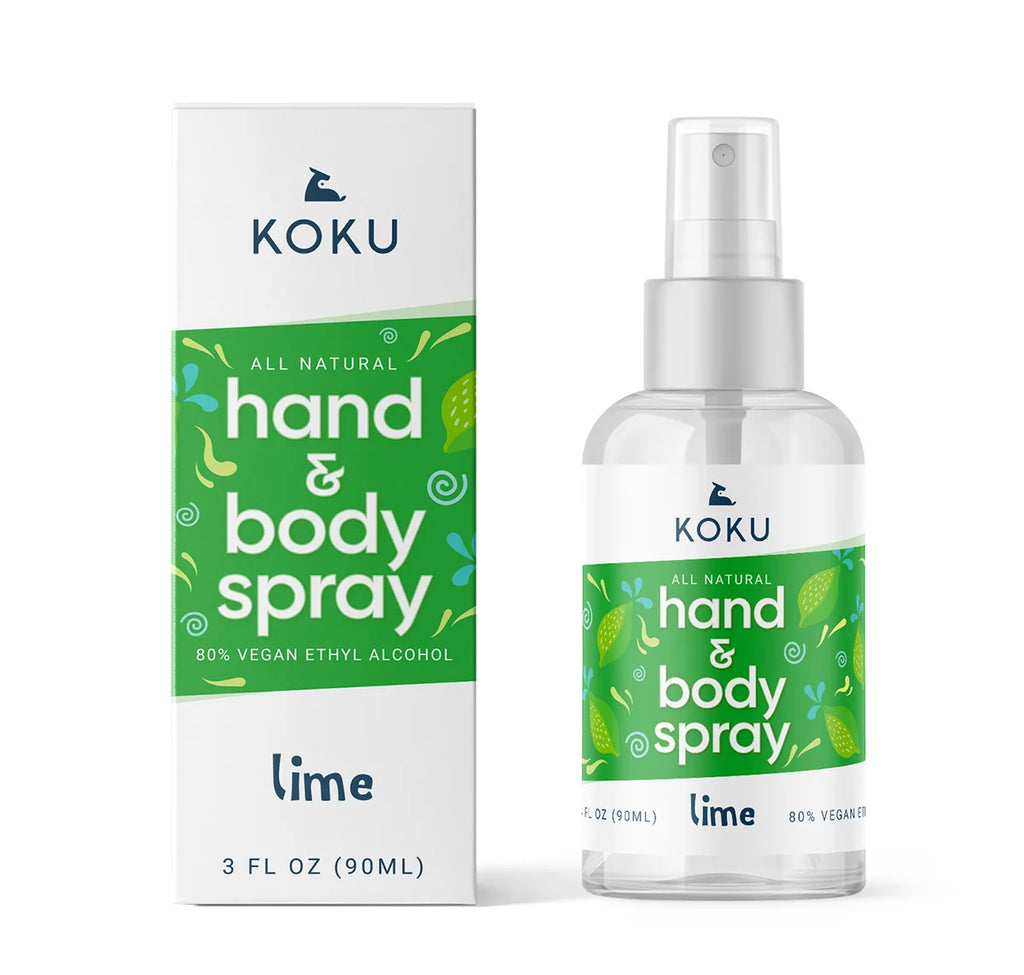 Citrus Hand & Body Spray Variety Pack, 3 Travel-Size Bottles L2050