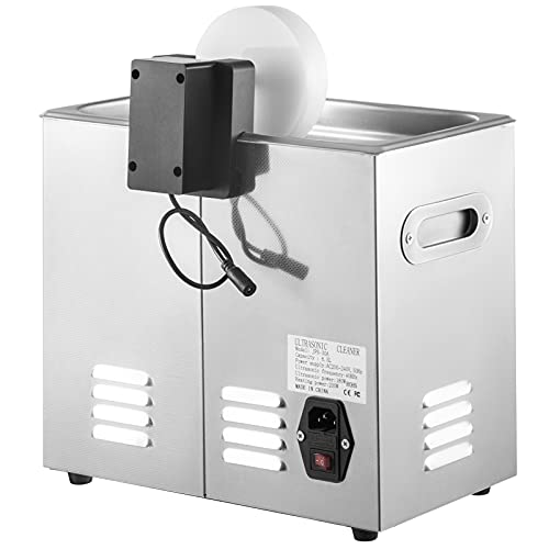 Ultrasonic Vinyl Record Cleaner 6L 40kHz Stainless Steel Tank I5580
