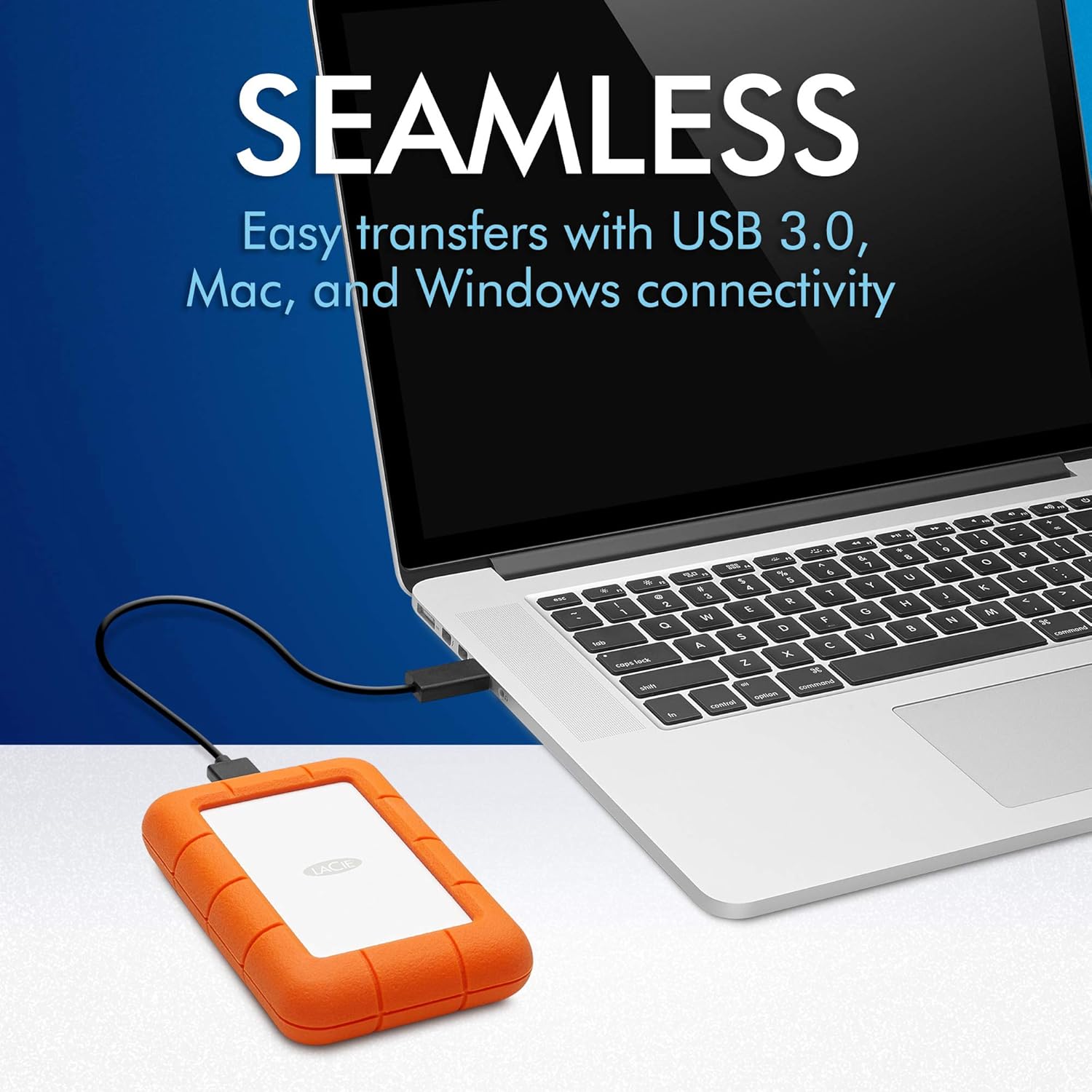 Portable External HDD 5TB, Shock and Rain Resistant P232