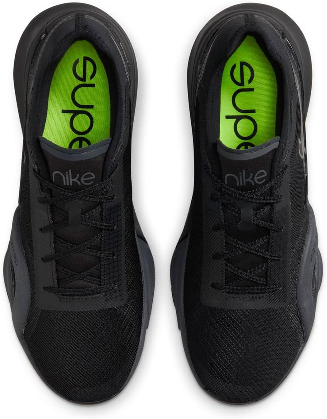 Men's Running Trainers Sneakers, Black Q20040