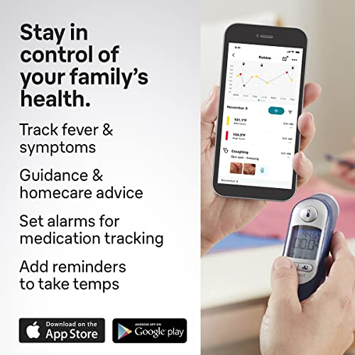 Ear Thermometer with App Compatibility and Digital Display J525
