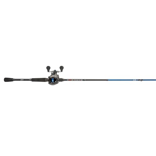 Baitcast Reel and Fishing Rod Combo, Medium-Heavy Power Fast Action, 7.5:1 Gear Ratio H4528