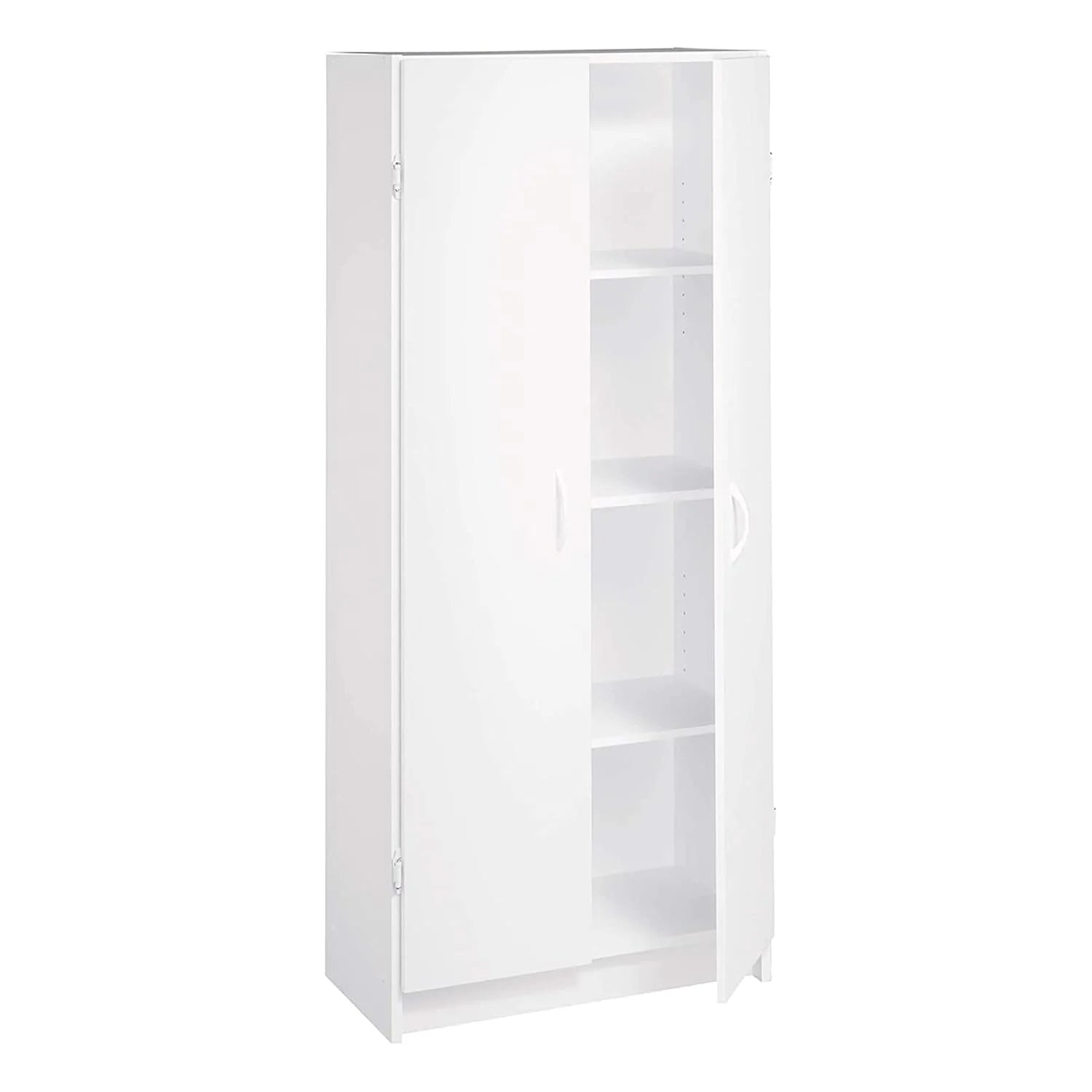 Pantry Cabinet with 2 Doors and Adjustable Shelves, White X5772