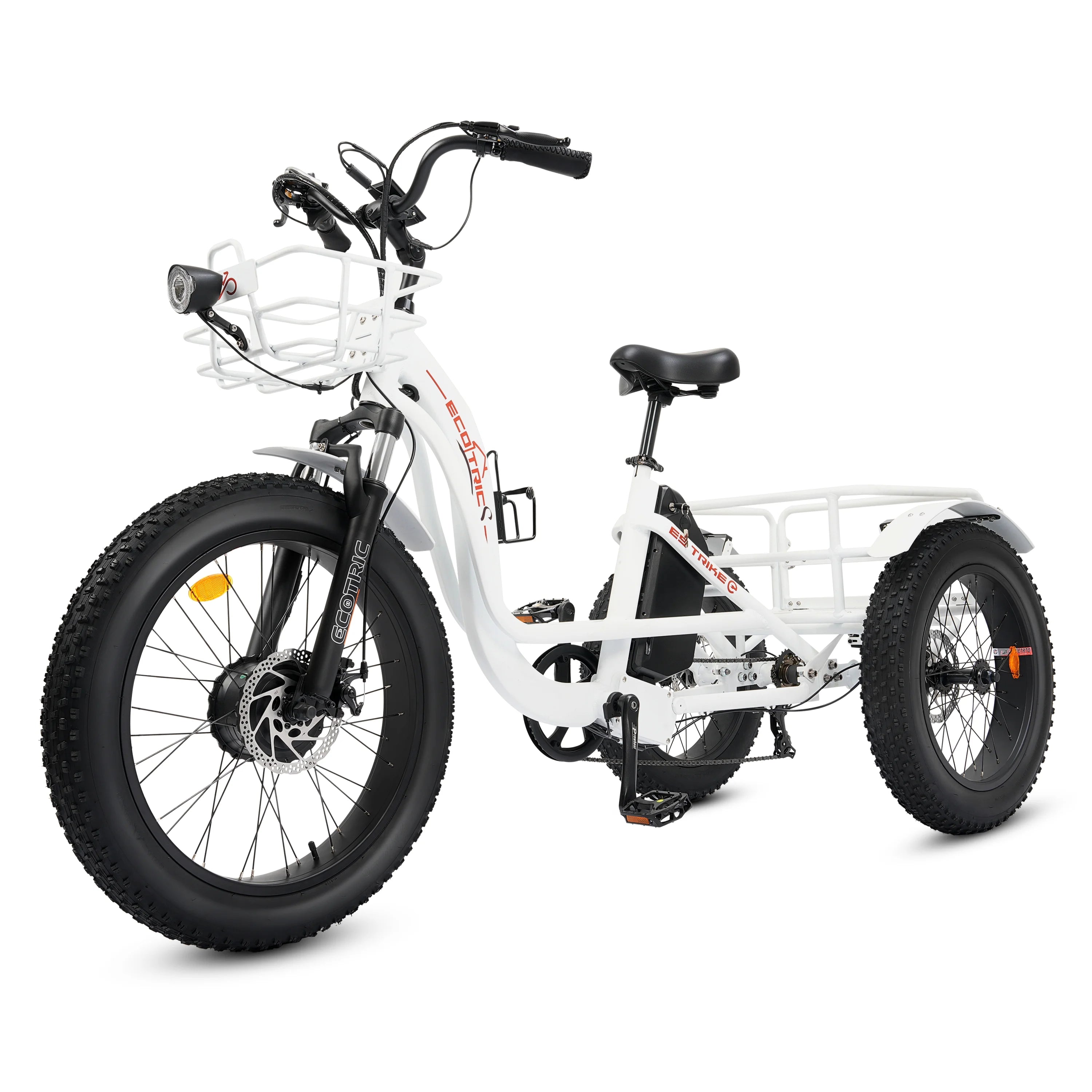 Electric Tricycle for Adults with Basket, 750W 48V, 3-Wheel Step-Thru H8104