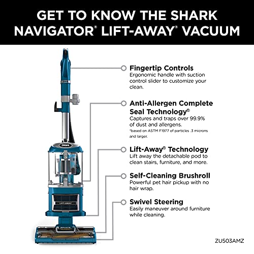 Upright Vacuum Cleaner for Home, Lightweight Bagless, HEPA Filter A60818
