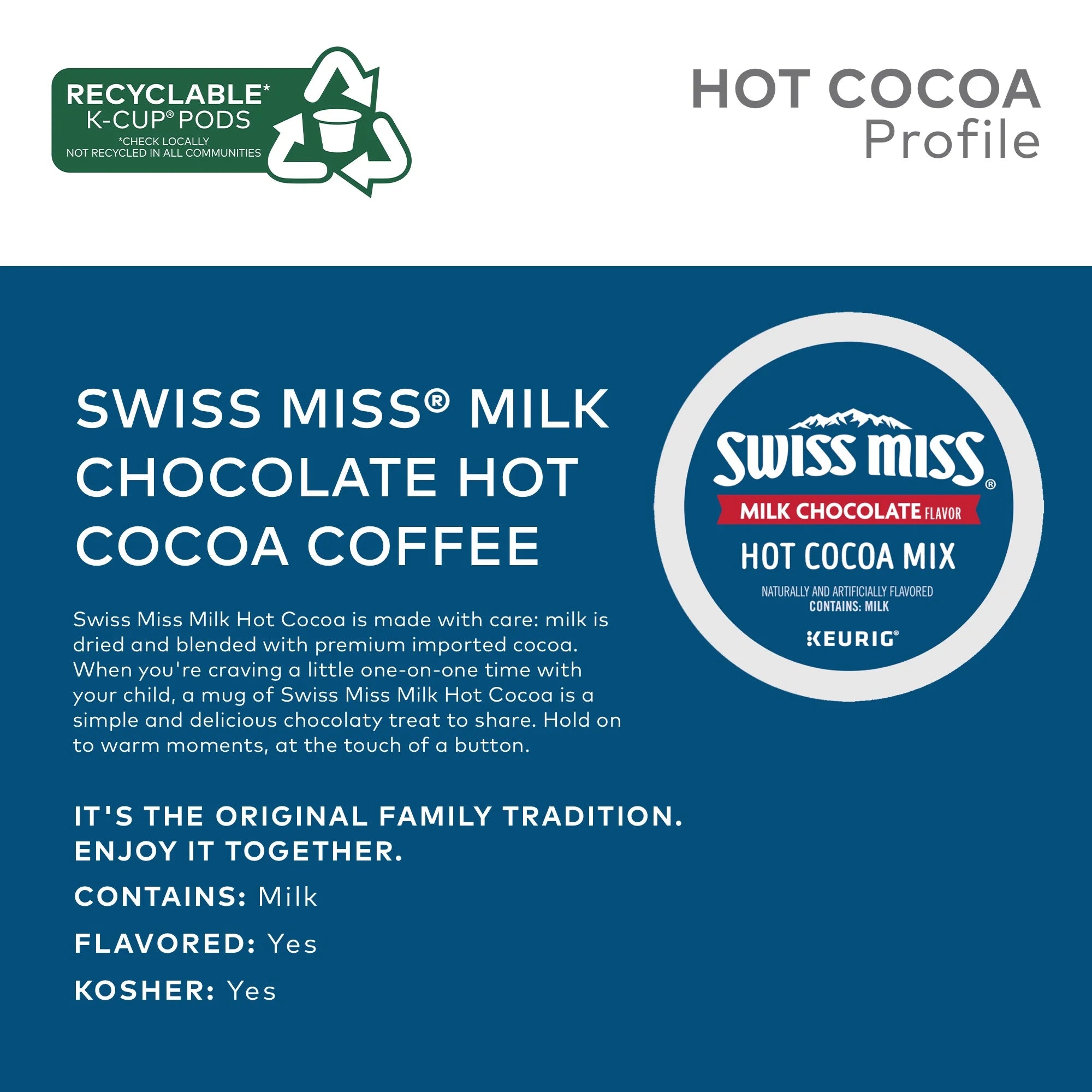 Hot Cocoa K-Cup Pods, 44 Count R937