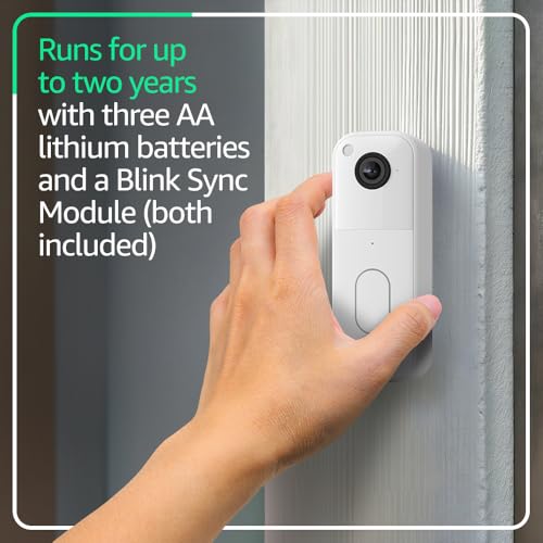 Video Doorbell with HD View, Two-Year Battery Life, and Sync Module P49142