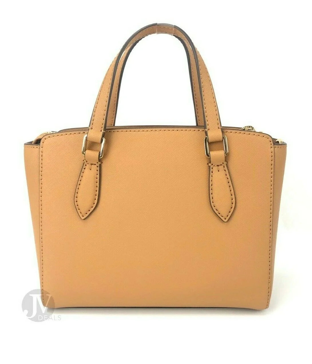 Women's Saffiano Leather Mini Top Zip Tote Handbag T44514