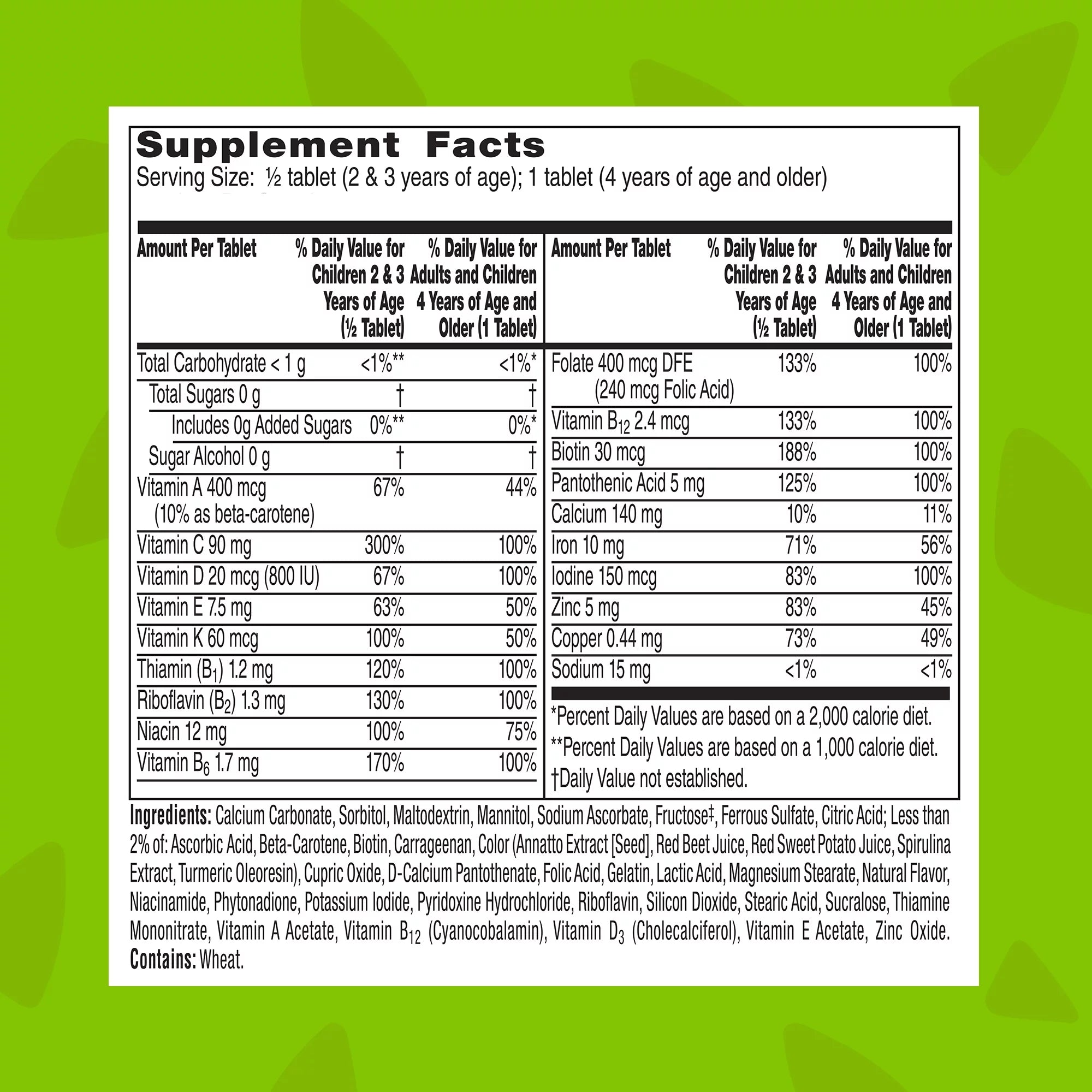 Chewable Multivitamin Tablets, 150 Count (Pack of 2) W9950