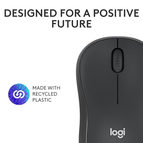 Wireless Mouse, 2.4GHz USB Receiver, 12-Month Battery, 1000 DPI Optical Tracking I608686