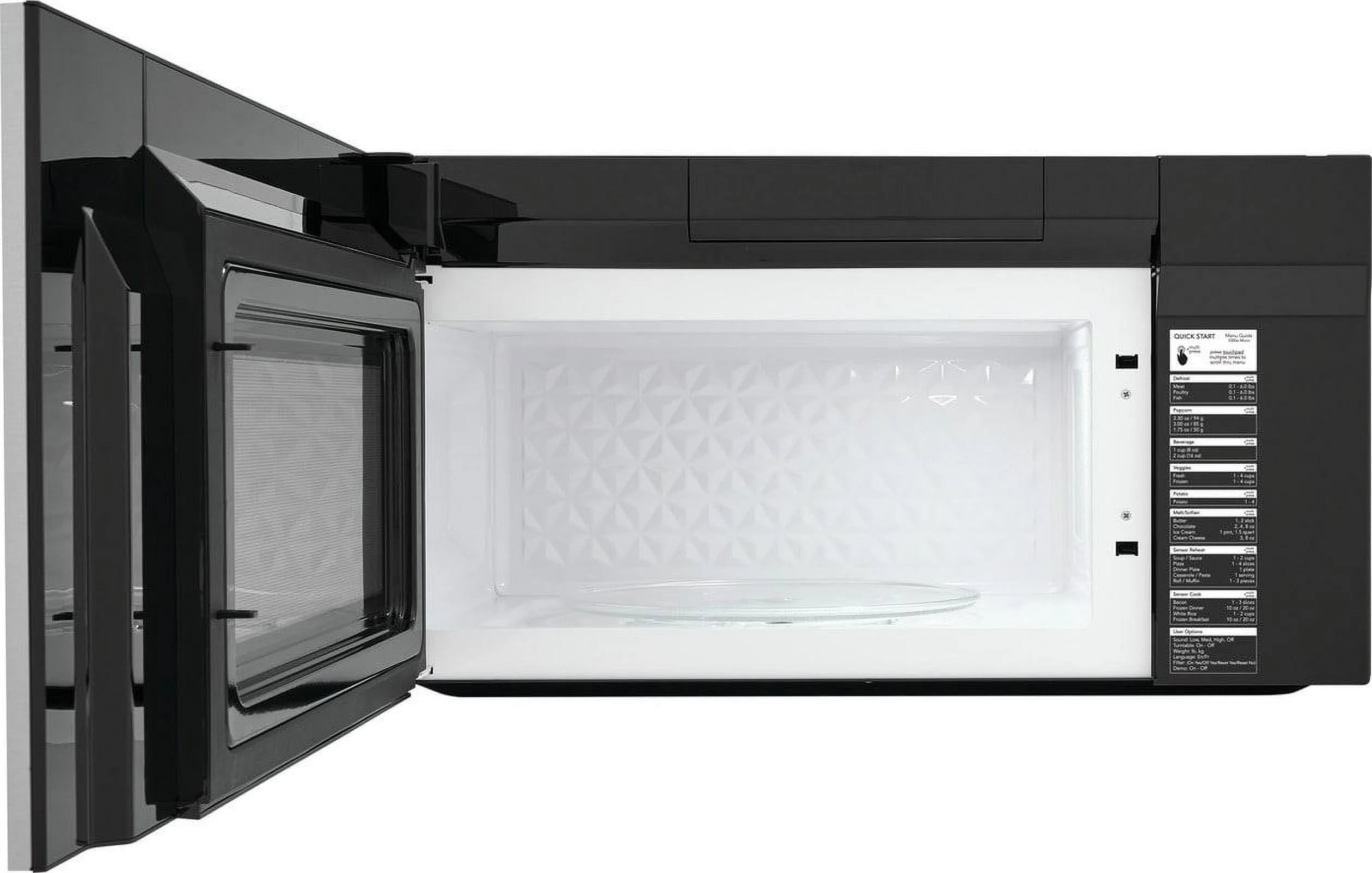 Over the Range Microwave Black Stainless Steel K800961