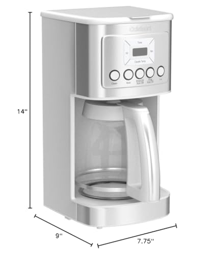 14-Cup Coffee Maker with Glass Carafe, Brew Strength Control, Stainless Steel V144891