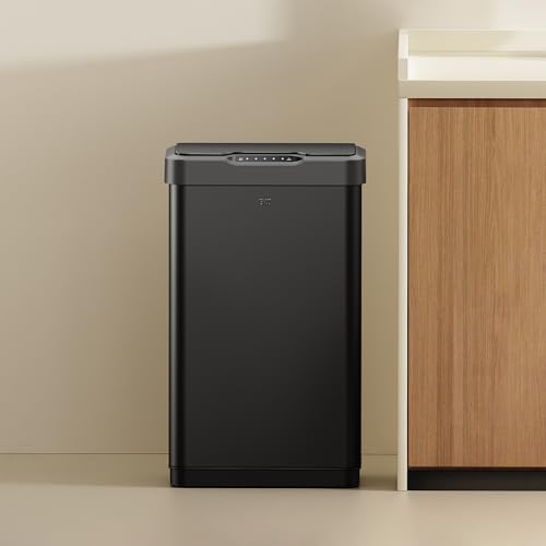 Touchless Motion Sensor Trash Can, 13.2 Gallon, Brushed Stainless Steel A497976