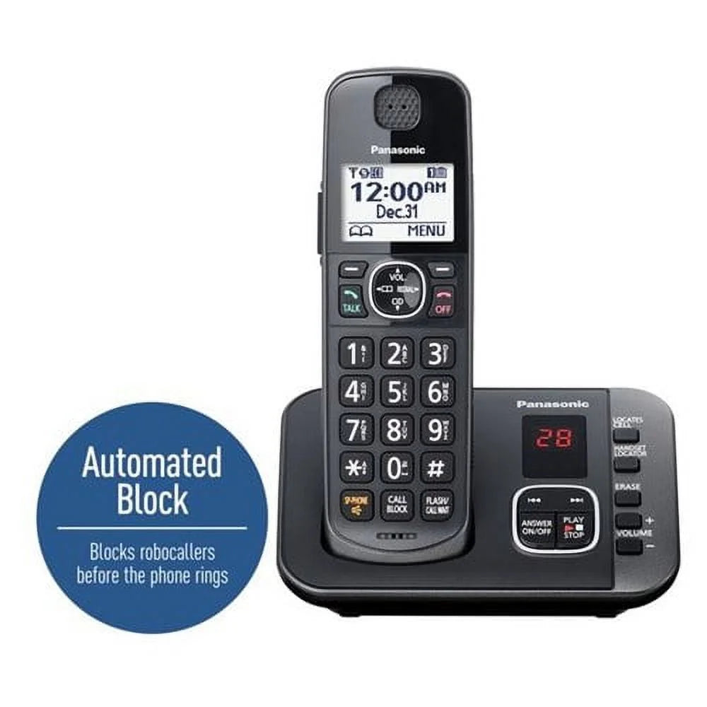 Cordless Phone 3 Handset Black P2210