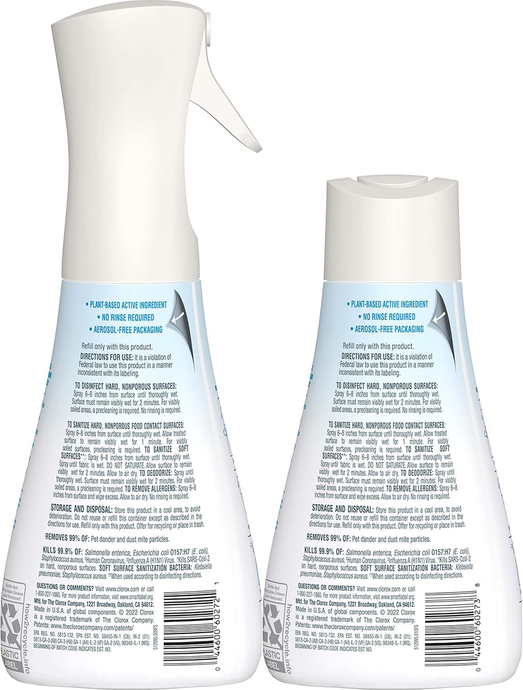 Disinfecting Mist Household Essentials, 2-Pack Spray and Refill K765772