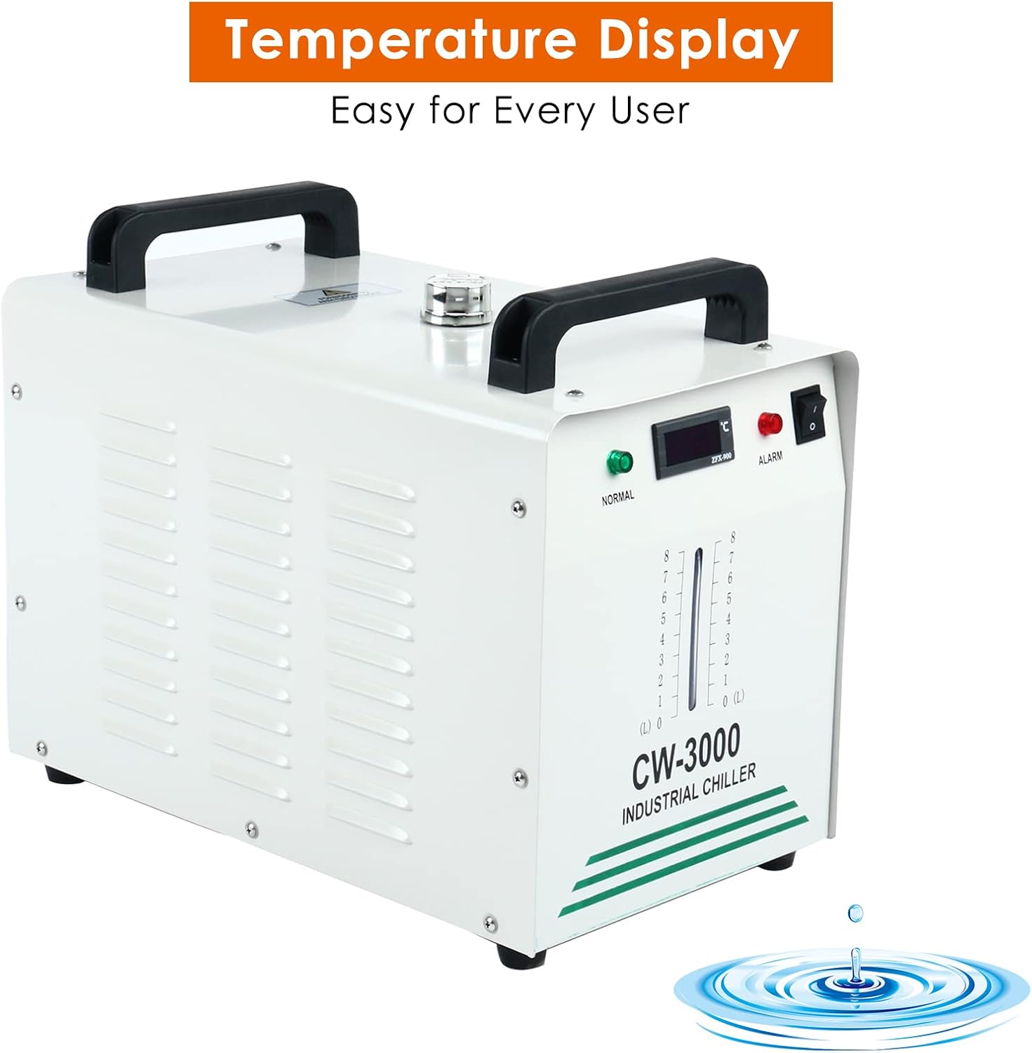 Water Chiller for Laser Engraving Machine, 8L, 110V Y4263