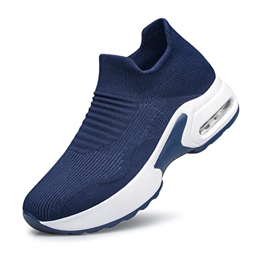 Women's Walking Shoes Slip on Casual Sock Sneakers Q9562