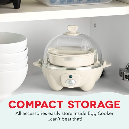 6 Egg Capacity Electric Egg Cooker with Auto Shut Off - Black U471