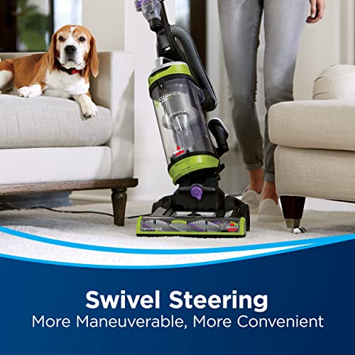 Upright Bagless Vacuum with Swivel Steering and Pet Hair Pick Up Q86273