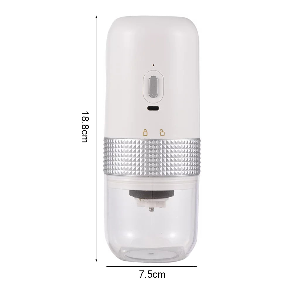 Portable Electric Burr Coffee Grinder, Ceramic Core, USB Rechargeable S230