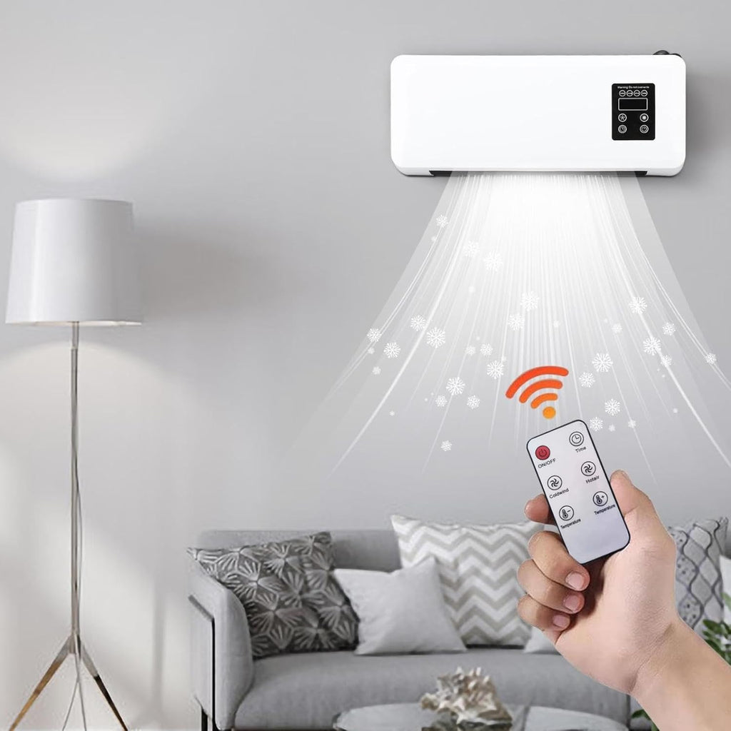 Mini Split AC/Heating System, Ductless Wall Mounted with Remote Control E74205