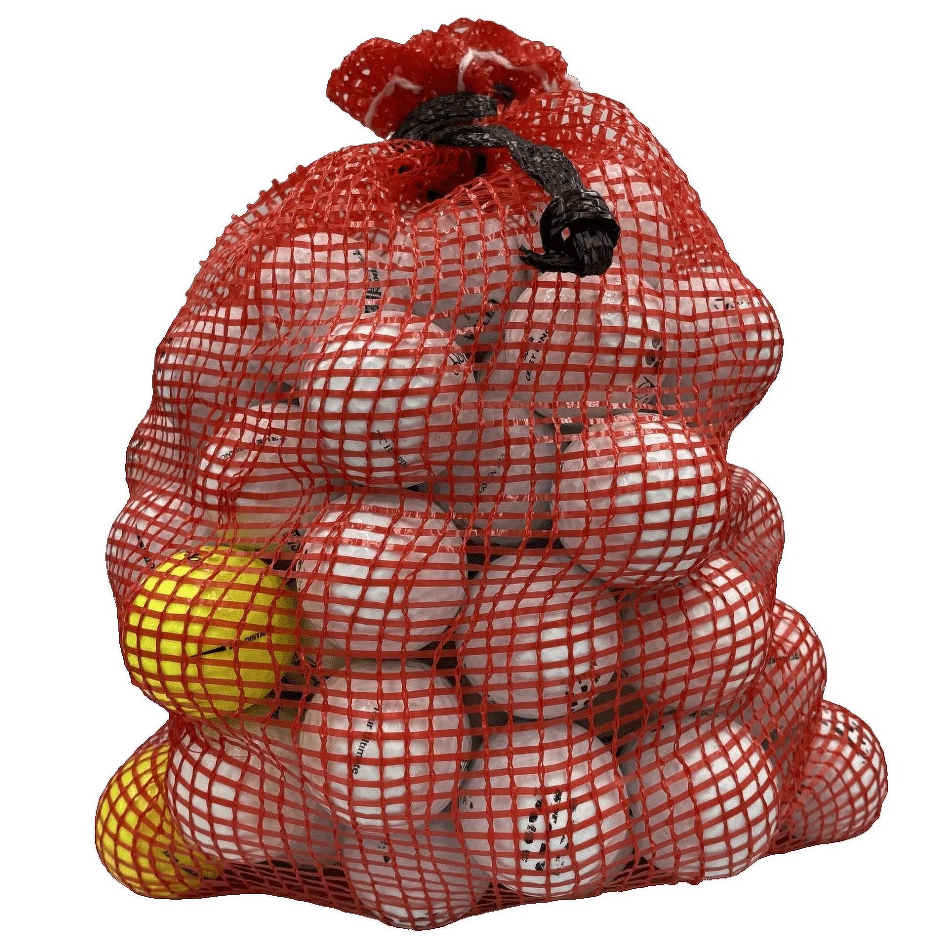 72 Pack Recycled Golf Balls in Mesh Bag for Practice L57066