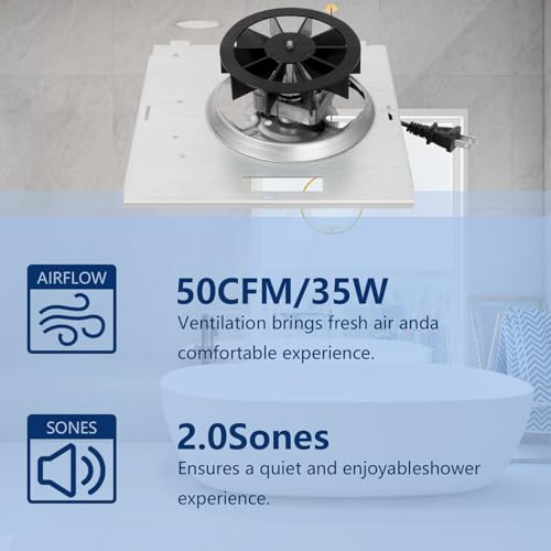 50 CFM Bathroom Fan Motor Replacement 9x9 Q861