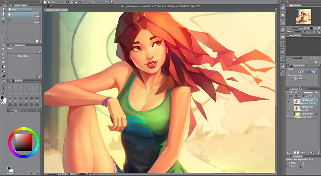 CLIP STUDIO PAINT PRO - Perpetual License - Windows/MacOS M76552