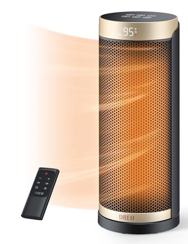 Portable Electric Space Heater with Oscillation, Timer and Remote X9059