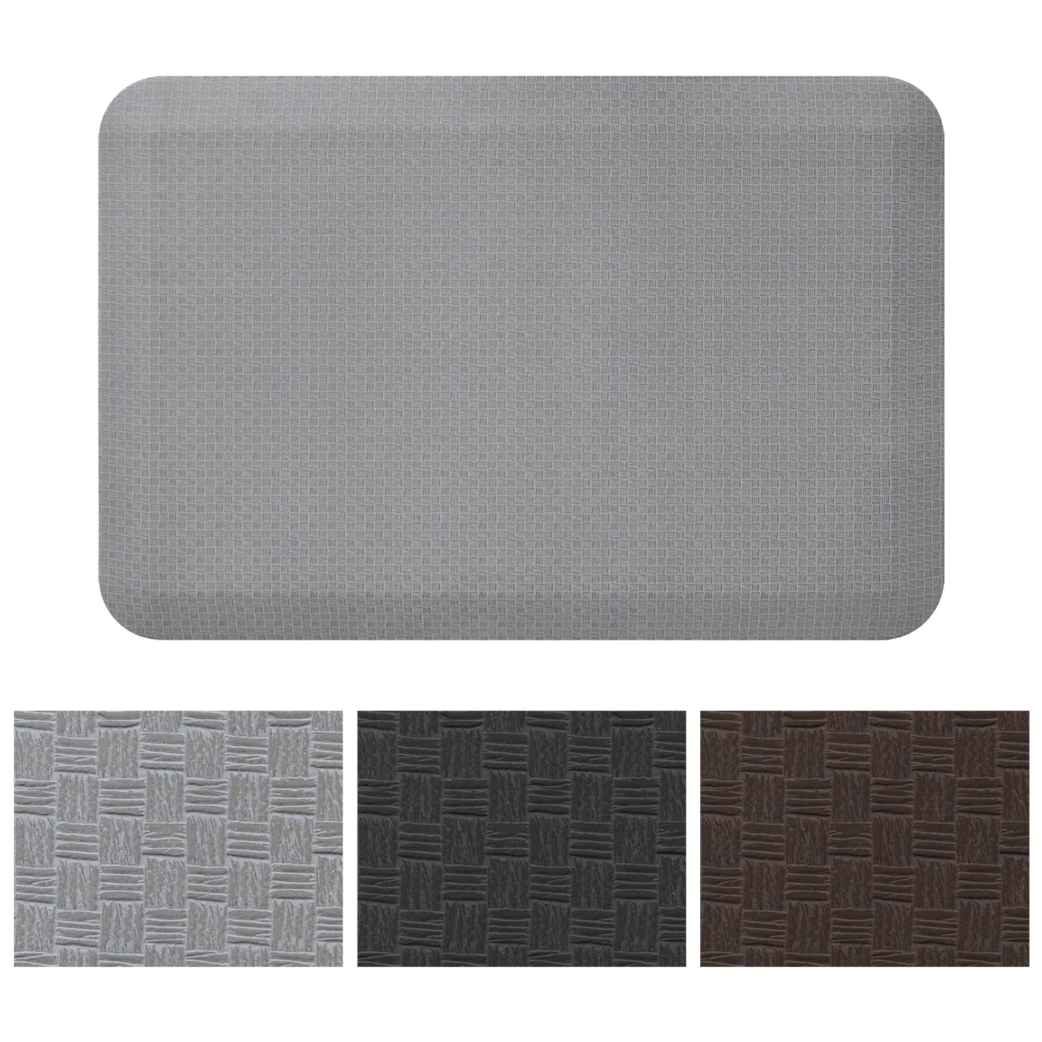 Kitchen Floor Mat, Light Gray, 20" x 30" M283