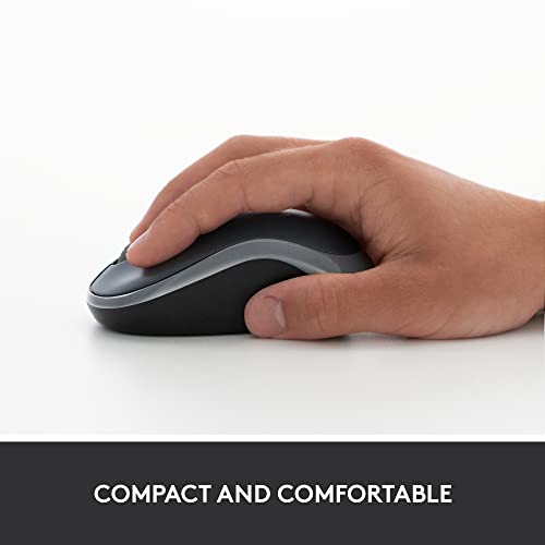 Wireless Mouse, 2.4GHz USB Receiver, 12-Month Battery, 1000 DPI Optical Tracking I608686