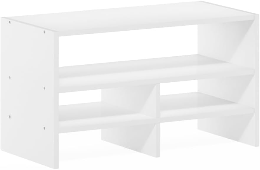 Hermite Desk Top Organizing Shelf Bookcase White
