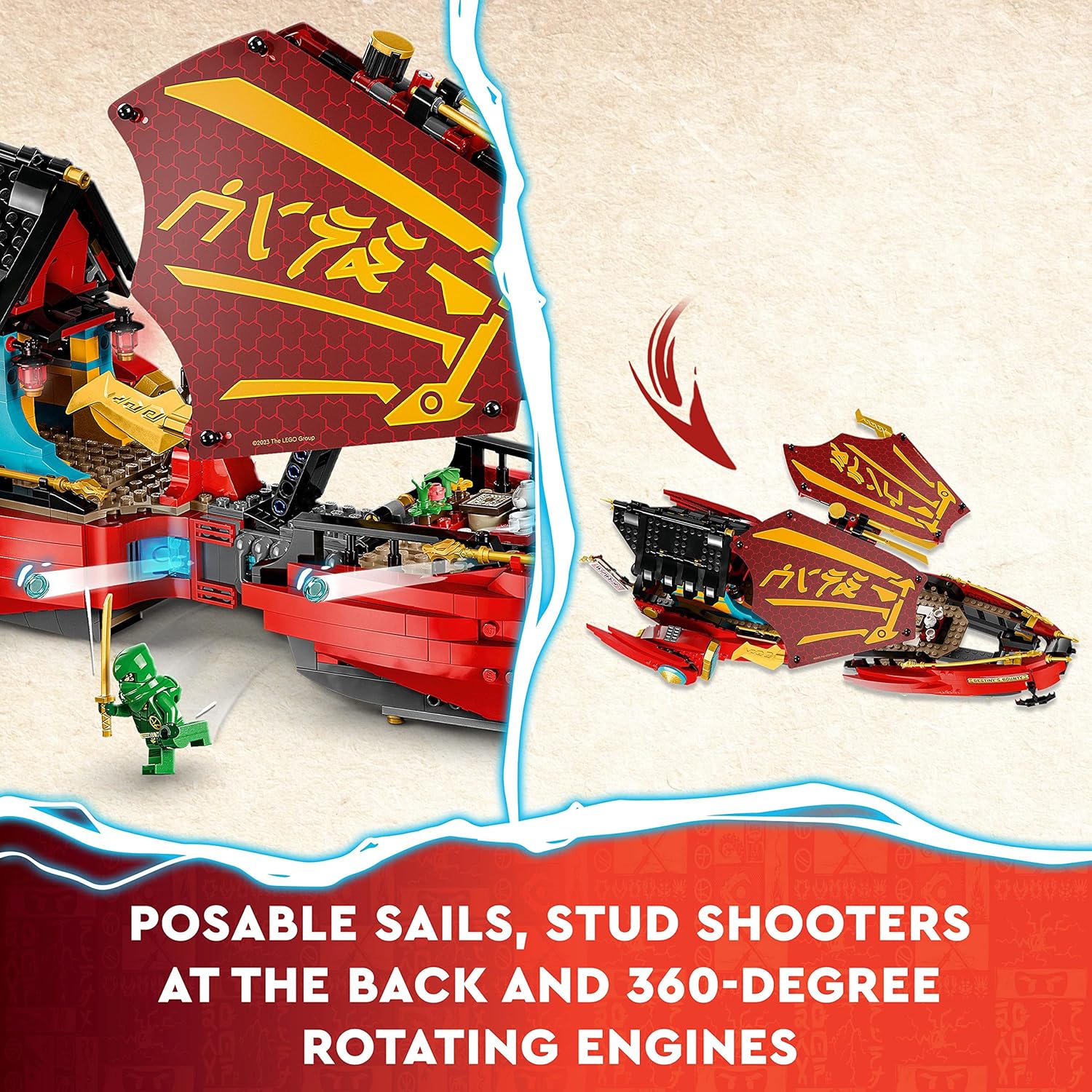 Ninjago Aerial Battleship Bounty Building Toy Set L181658