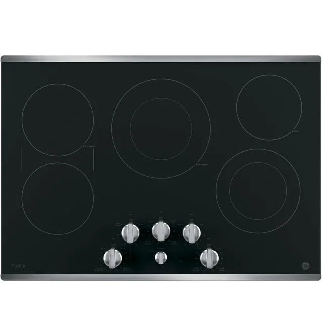 GE Profile Series 30-inch Built-in Knob Control Electric Cooktop