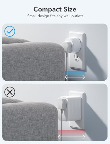 Smart Plug WiFi Outlet with Timer, Works with Alexa and Google Assistant, 4 Pack W1876