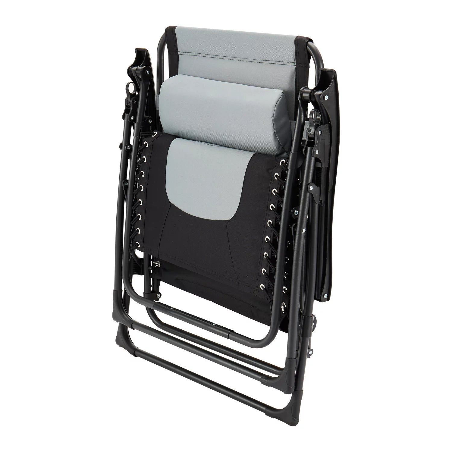 Oversized Padded Folding Lounge Chair with Adjustable Headrest C1410